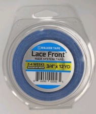 1 Roll of 3/4"x 12 Yds. Lace Tape Blue Liner Roll Hairpiece wig toupee New