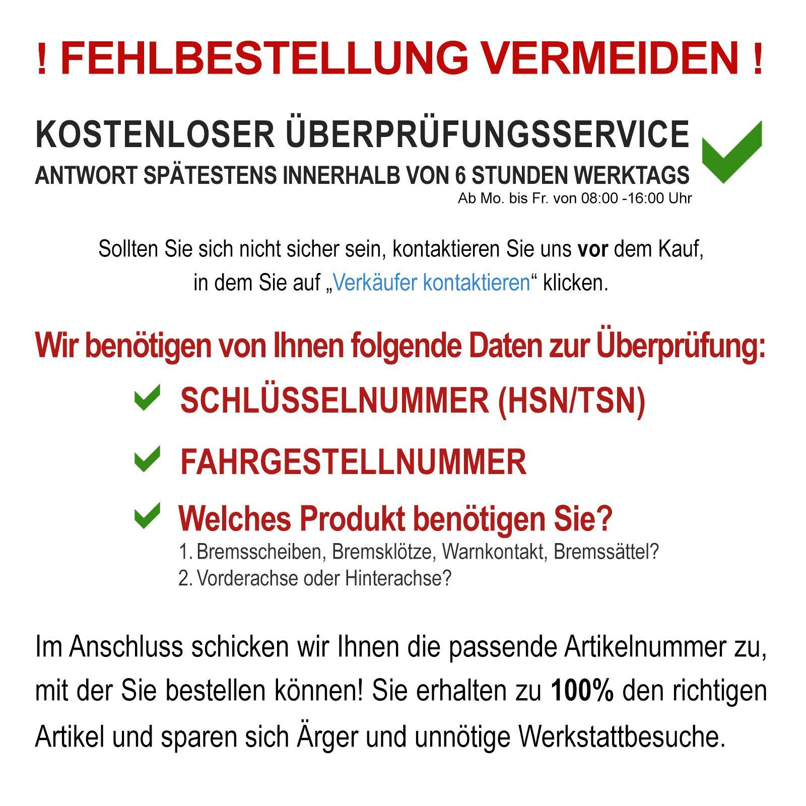AUDI A6 AVANT Bemscheiben und Beläge 255mm online kaufen | eBay 