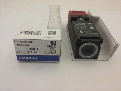 OMRON D4NS-3BF DOOR LIMIT SWITCH 2NC 3-27A 240VAC 250VDC NIB