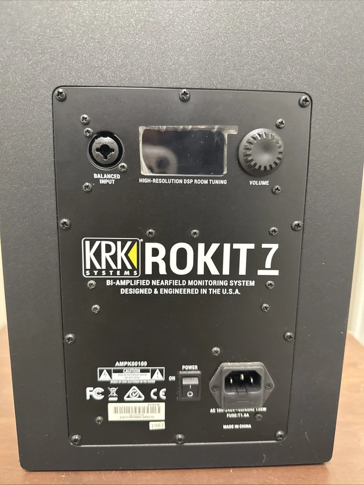 Monitor de estudio KRK ROKIT 7 G4 7 pulgadas alimentado (PAR USADO VER FOTOS) Foto 3 de 4