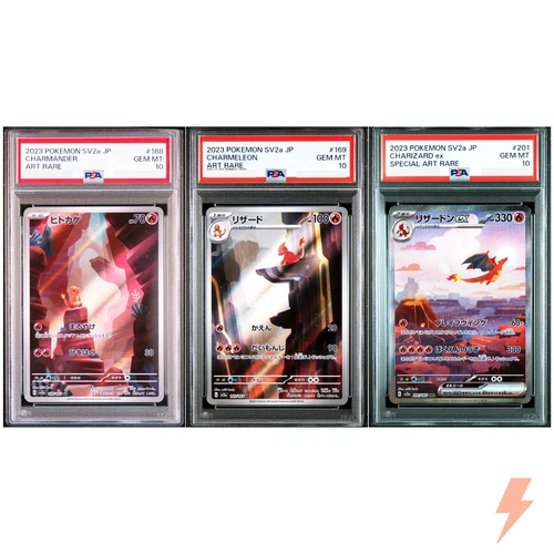 PSA 10 Charmander Charmeleon AR Charizard SAR Set 168-201/165 SV2a 151 Japanese