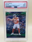 2024 Panini Prizm - Bo Nix #23 Fireworks-Green Wave Prizm (RC) PSA 9