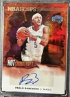 Paolo Banchero Auto 2024-25 Panini Hoops Hot Signatures