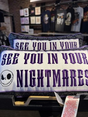 Disney Parks 2026 The Nightmare Before Christmas Jack Skellington Pillow New