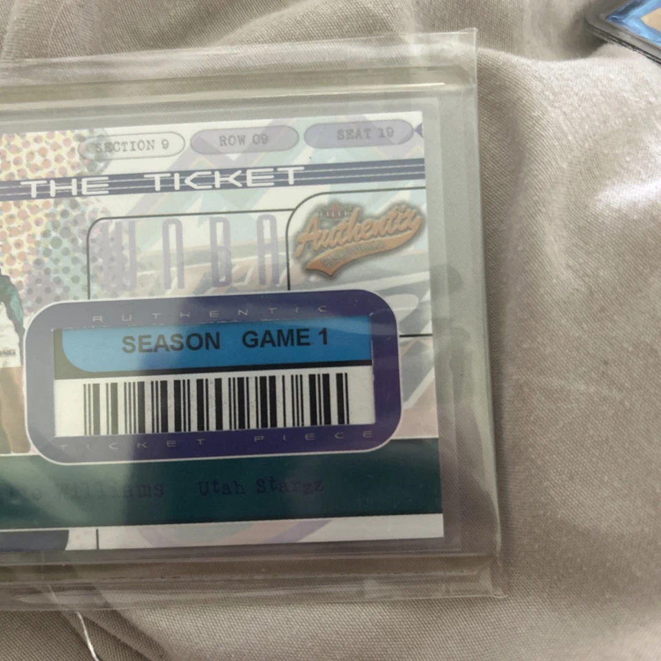 2002 Fleer Authentix WNBA The Ticket Natalie Williams 081/495 - Image 4 of 4