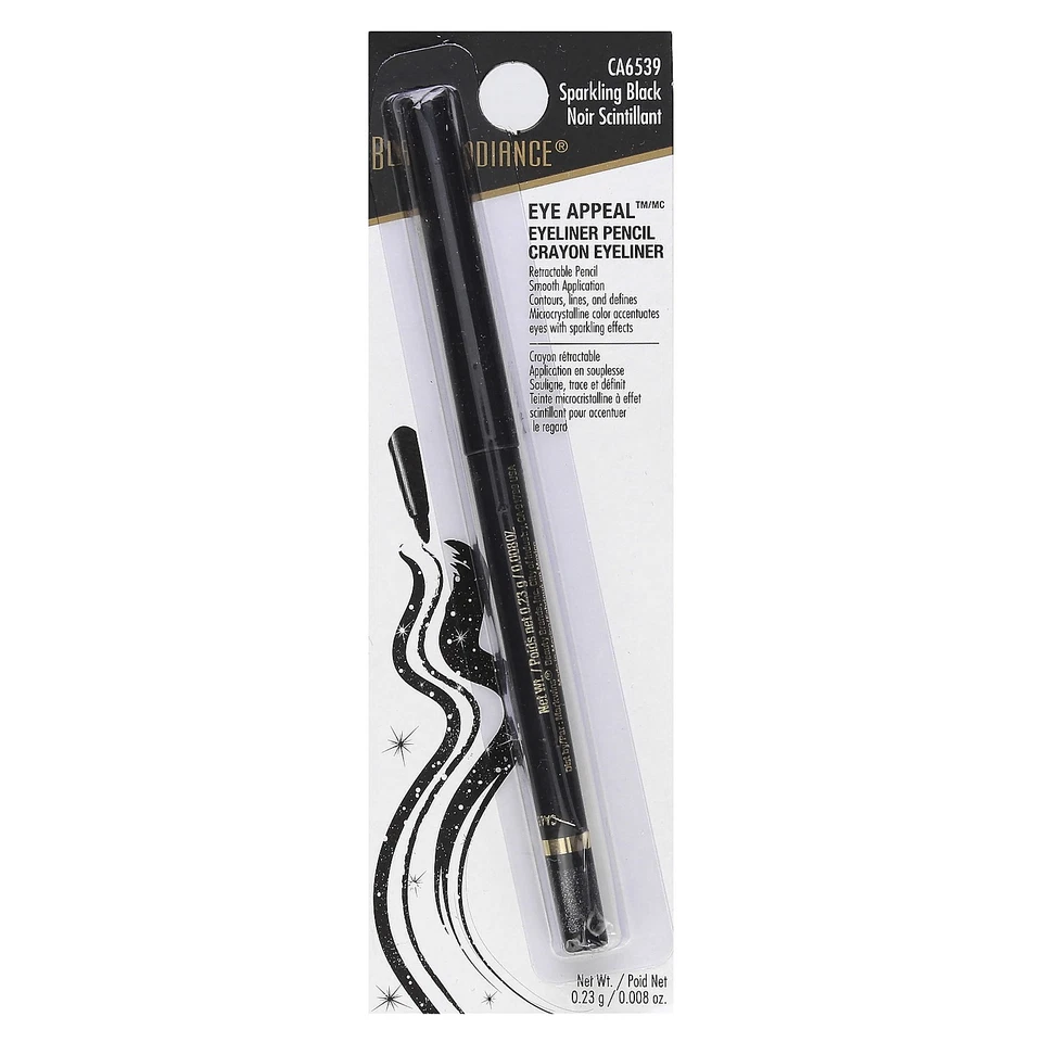 Eye Appeal Eyeliner Pencil, Sparkling Black, 0.008 oz (0.23 g) - Image 2 of 4