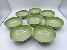 PROLON MELMAC Dinnerware 7415 Melamine Green Bowls 5.3” All Purpose Set of 8 VTG
