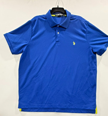 Men' Blue US Polo Assn Player Logo Short Sleeve Classic Soft Touch Shirt XXL