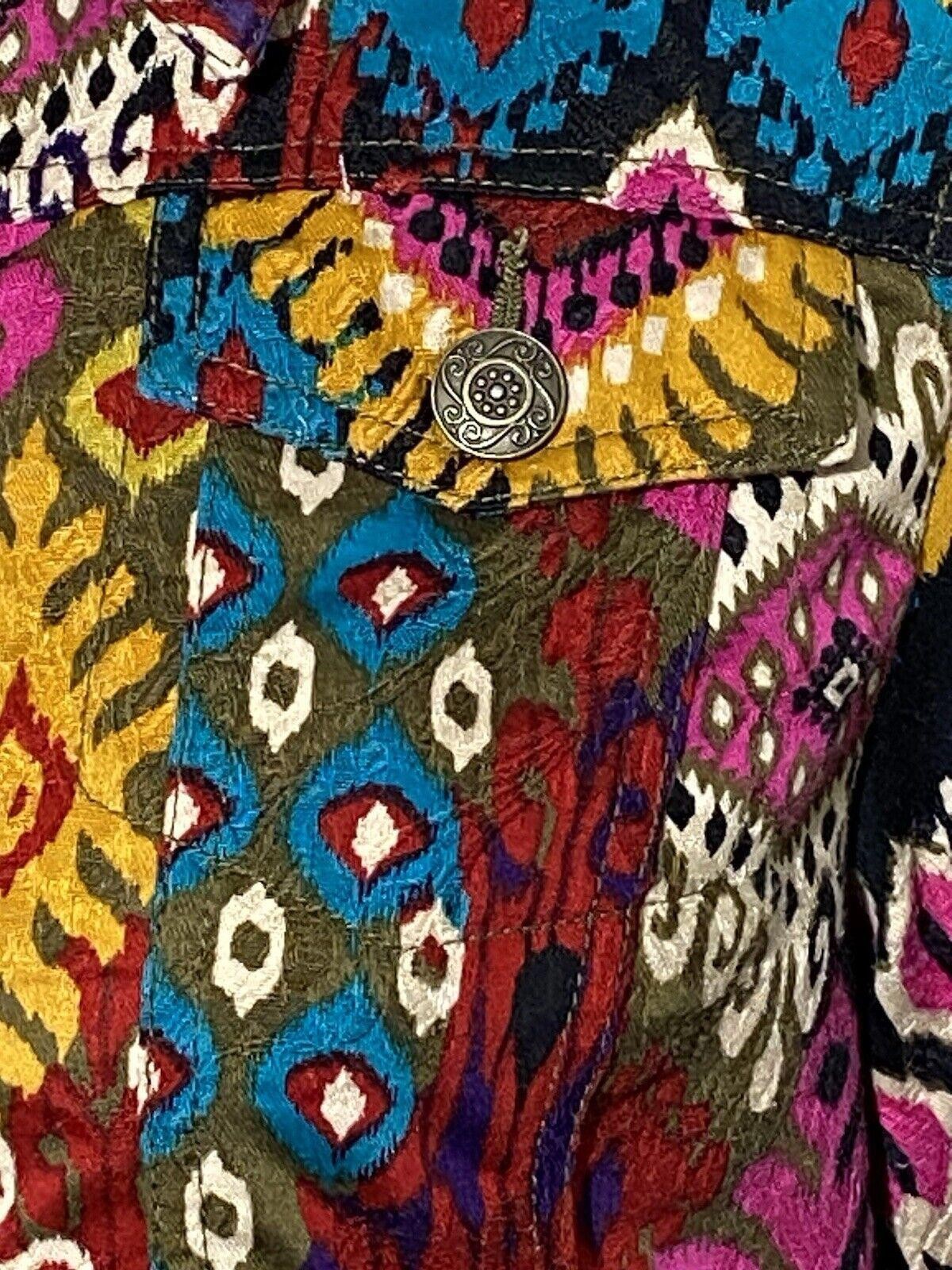 Ruby Rd Heavyweight Canvas Button Front Jacket Wa… - image 2