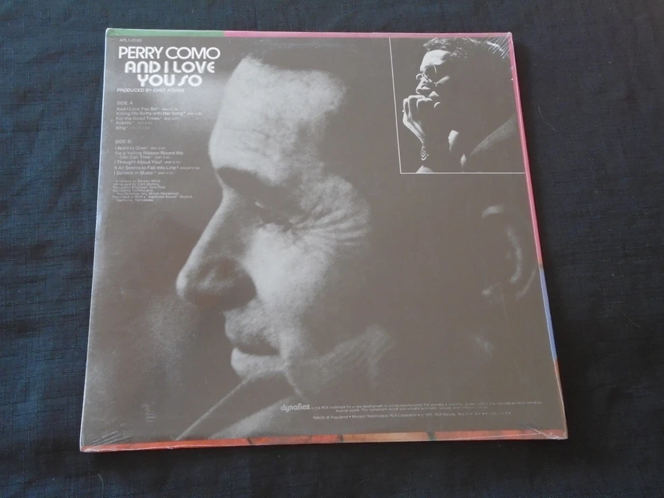 PERRY COMO, And I Love You So USA New Sealed LP FREE SHIPPING - Image 2 of 2
