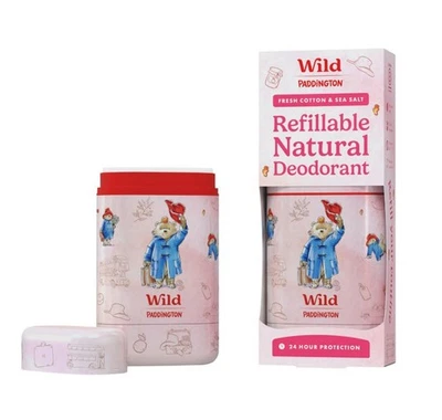 WE ARE WILD DEODORANT Paddington Wild Fresh Cotton & Sea Salt Refillable Natural Deodorant 40g