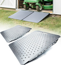 Heavy-Duty Shed Loading Ramps Kit, 29 X 48 Inch, 2-Pack  Anti-Slip Punch Plate