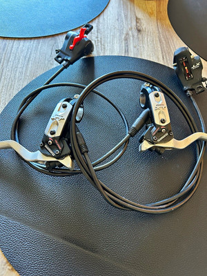 Shimano Deore XT Bremshebel Set links/rechts Alu Schwarz/Silber MTB