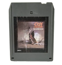 Vintage 1981 Ozzy Osbourne BLIZZARD OF OZZ 8-Track Tape Music Album CLEAN Rare!