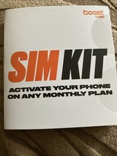 Boost Mobile SIM Card Activation Kit - Brand New Factory Sealed
