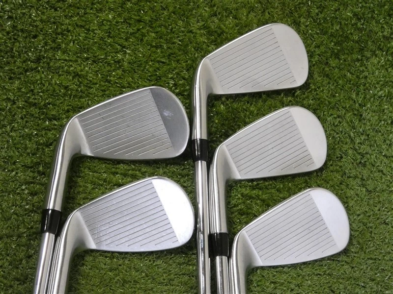 Titleist 2023 T150 Forged Irons 6-P AMT Black S300 Stiff Steel Excellent - Image 3 of 4