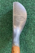 VINTAGE J MACGREGOR, DAYTON, O DOT PUNCH FACE, BORE-THRU SHAFT MALLET PUTTER,34"