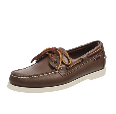 Sebago Docksides Portland - Ledersegel braun - Größe 42 [8,5 US 26,9cm]