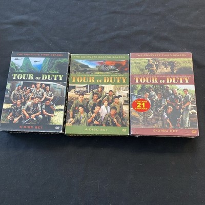 TOUR OF DUTY the Complete Series Seasons 1-3 - (DVD Box Sets) Season 3 Brand New