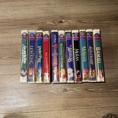 Walt Disney Masterpiece collection VHS Movies Lot Of 11 | eBay