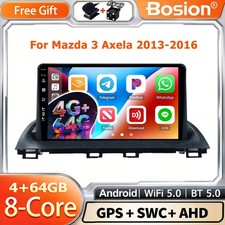 Autoradio GPS Navi 64 Go CarPlay Android 16 pour Mazda 3 Axela 2013-2016 🌟