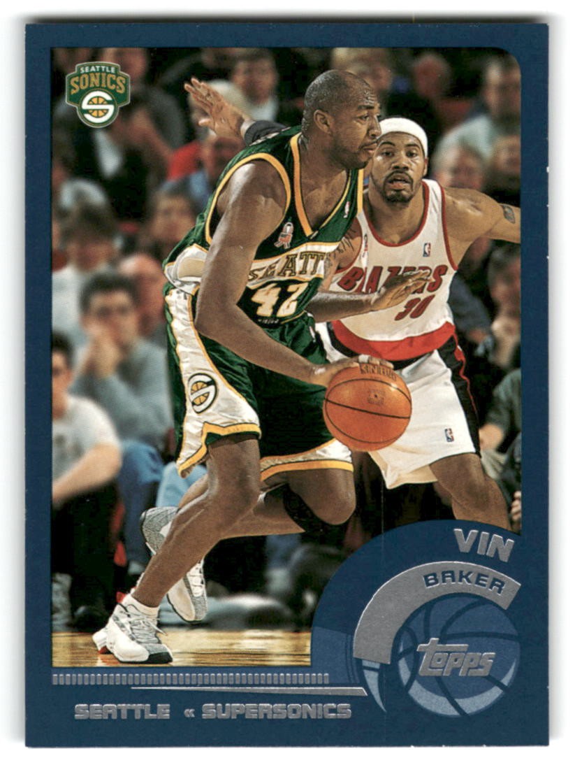 2002-03 Topps #157 Vin Baker | Seattle SuperSonics