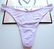 VICTORIA'S SECRET Cotton High Leg Thong Panty VS Purple Delicate Violet S M L XL