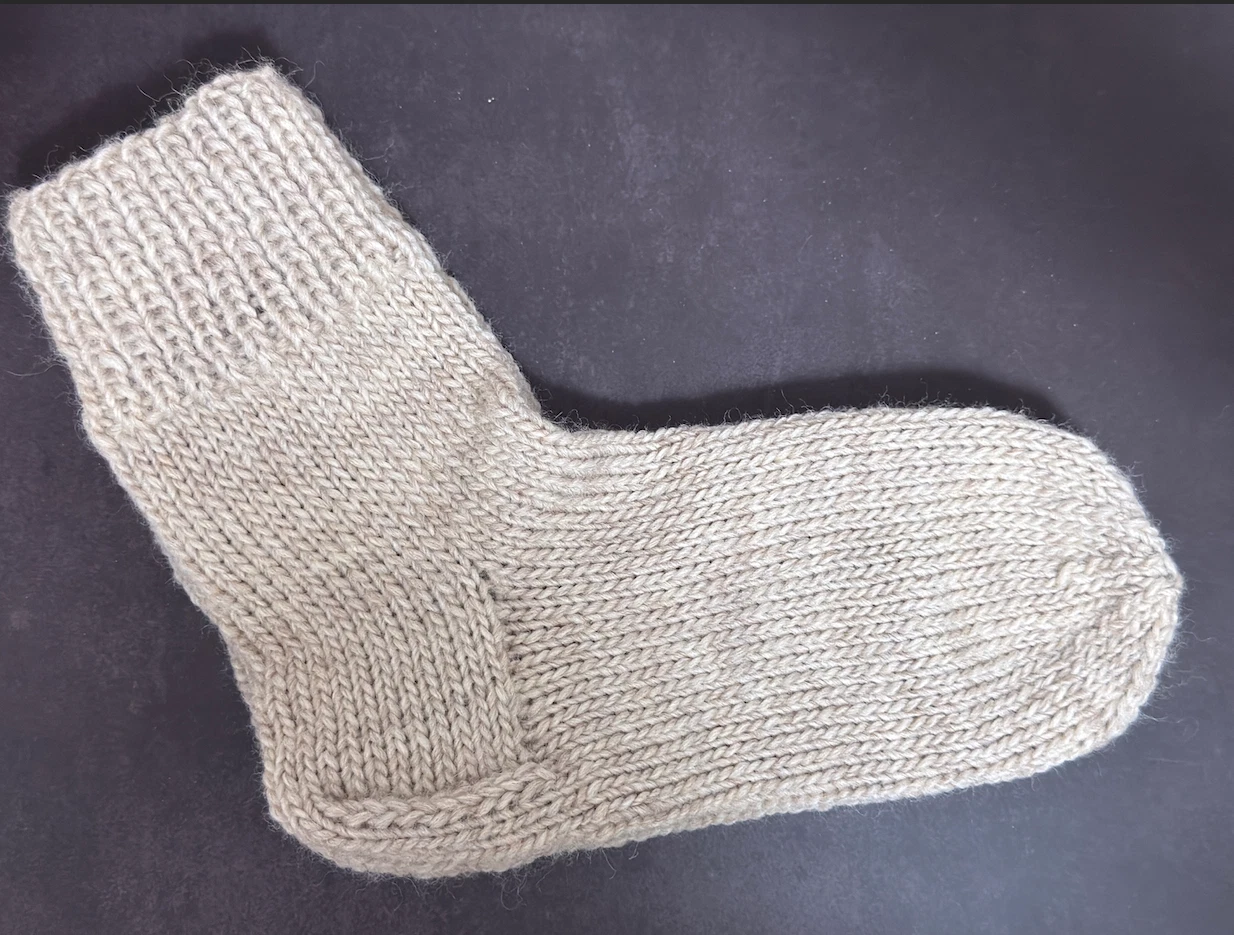 Hand Knit Wool Socks Latte color 100% Wool Cozy Warm Winter Gift Sizes S M L
Opens in a new window o