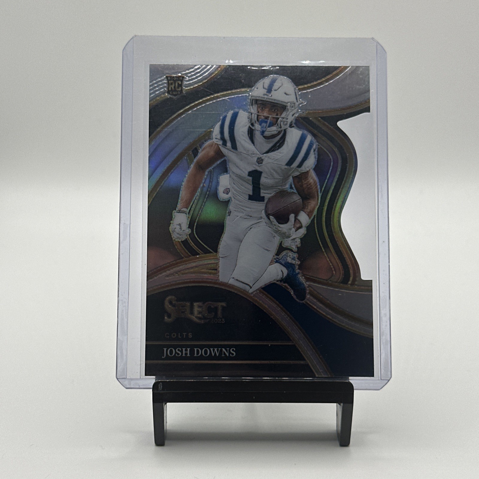 2023 Panini Select - Club Level Josh Downs #251 Silver Prizm Die-Cut (RC)