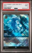 2023 DISNEY LORCANA EN FLOODBORN SISU ENCHANTED 214/204 PSA 9