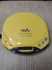 Sony Walkman D-E220 Yellow Portable CD Player ESP Tested Working Discman