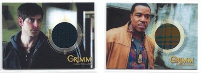Grimm Season 1 (Breygent 2013) Lot of 2 Costume Cards #GC-1 #GC-3 Nick & Hank