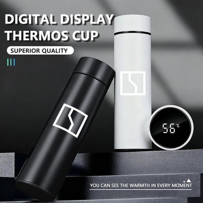 Car Stainless Thermos Bottle Temperature Display For Zeekr 001 009 007