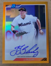 2020 Bowman Heritage Chrome 92PAJJB J.J. Bleday Orange Refractor Auto 13/25 Made