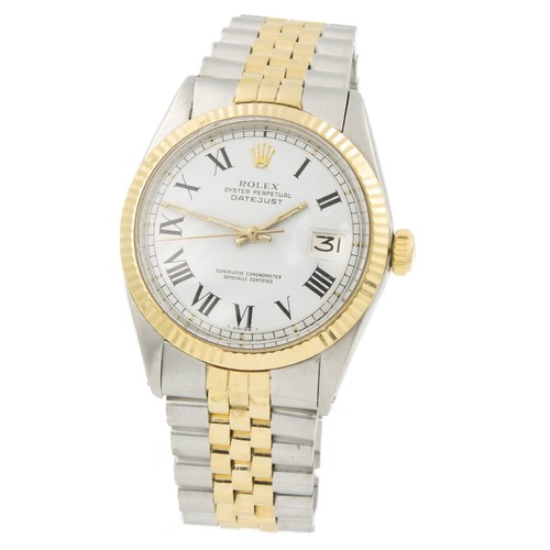 Rolex Oyster Perpetual Datejust Ref. 1603 White Buckley Dial 36mm #W159798-2