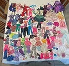 Lot of Barbie Ken Kelly clothes accessories 1990 vintage 100+pieces Mattel