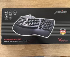 NEW Perixx PERIBOARD-512 Ergonomic Keyboard Wired USB, Black