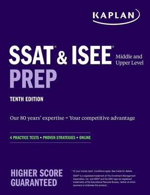 SSAT & ISEE Middle & Upper Level Prep: 4 Practice Tests + Proven Strategies ...