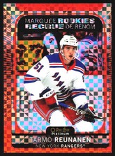 2021-22 O-Pee-Chee Platinum #241 Tarmo Reunanen Orange-Checkers #/25