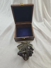 KEVIN & HUGHES LONDON 1917 VINTAGE REPLICA SEXTANT MADE IN BRASS