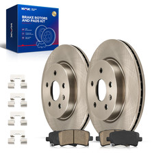 Kax Rear Brake Kit Oe Brake Rotors And Ceramic Brake Pads Replacement For