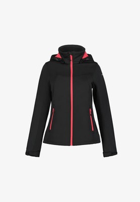 ICE PEAK Boise Soft Shell Jacket in Black UK 14 (ccn212)