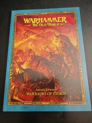 Warhammer The Old World Arcane Journal Krieger des Chaos Buch Neu Games Workshop