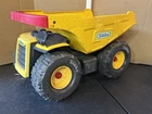 2006 VINTAGE HASBRO TONKA MIGHTY BIG YELLOW DUMP TRUCK 19” RED HANDLE  11980