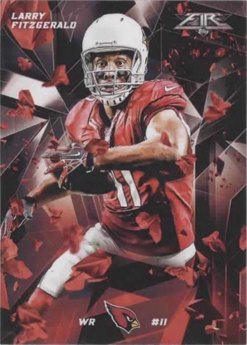 2015 Topps Fire Larry Fitzgerald #24 - 1 of 2
