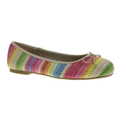 Piece of Mind 221 280 Damen Ballerina im Strickdesign bunt Gr.37-42