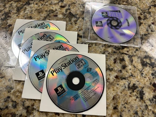 Official PlayStation Magazine Discs June-Sept 2001 sealed + PlayStation Picks