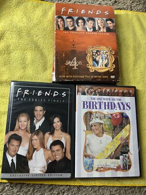 Friends 5 Dvd Lot The One with All the Birthdays (new), Series Finale, Season 4