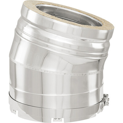 SEM Bogen 15° für Doppelwandiges Abgassystem