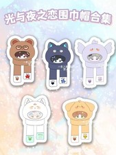 Light and Night Cap Anime Neckerchief Scarf Hat Headgear Keep Warm Muffler Plush